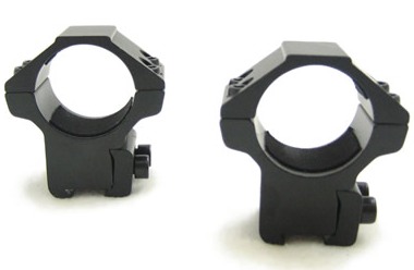 Крепления (кольца) для оптики средние NcSTAR RB25 1" RING-3/8" DOVETAIL-LOW.